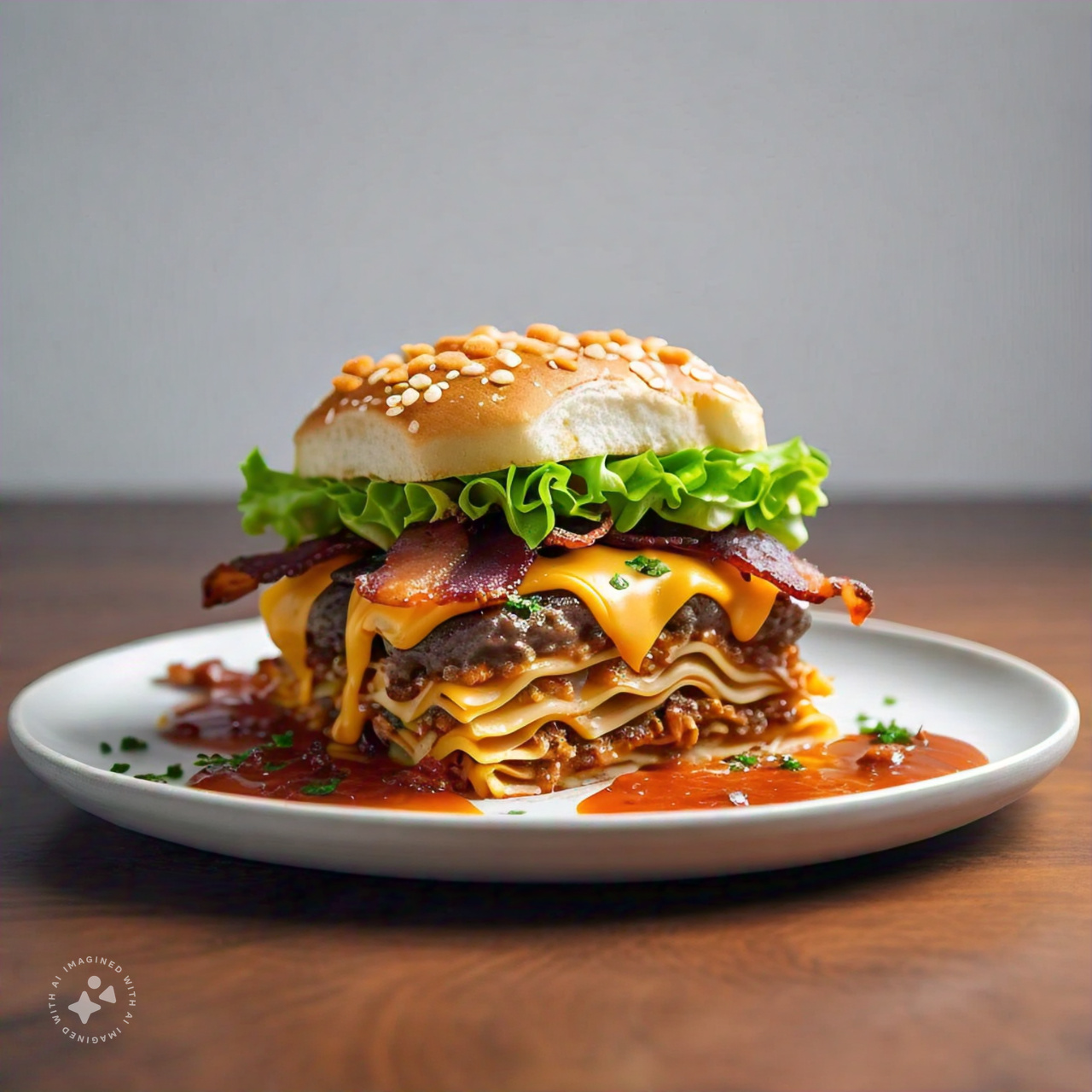 Lasagna Burger